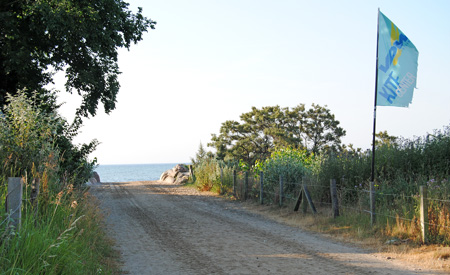 Der Strandaufgang