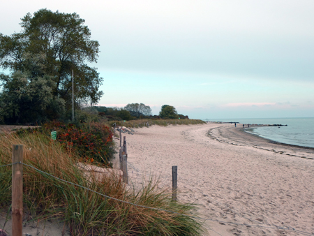 Der Strand in 200m Entfernung